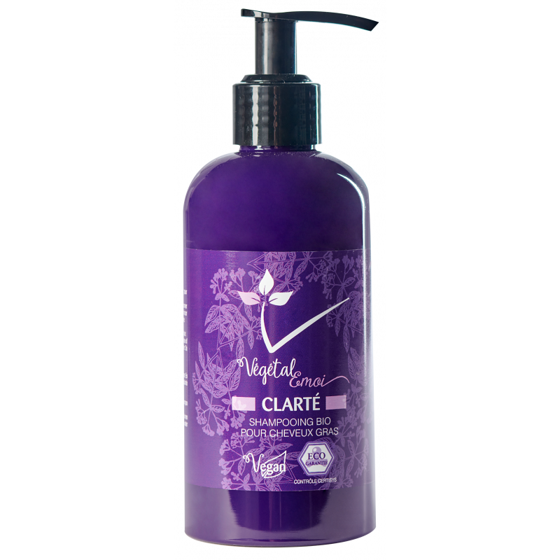 Clarté Shampoing-Bio Vegetal-emoi - vue face 250ml