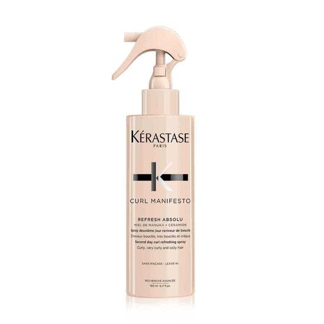 Spray deuxième jour Refresh Absolu Curl Manifesto Kérastase - vue face 190ml