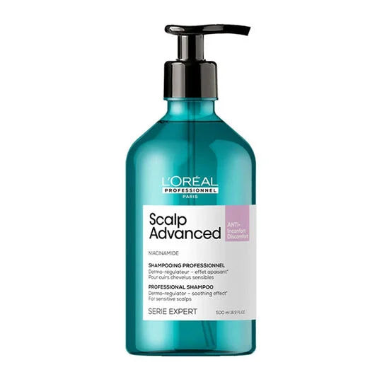Shampoing Inconfort  Scalp Advanced L’Oréal - vue face 500ml