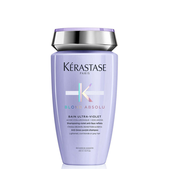 Shampoing Bain Ultra-Violet Blond Absolu Kérastase- Vue face 250ml