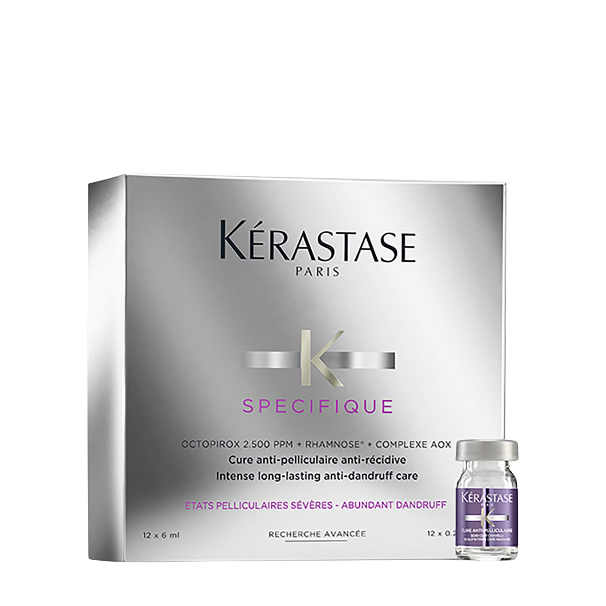 Cure anti-pellicule symbiose - vue face 12x6