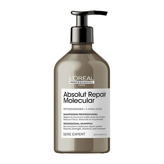 Shampoing Absolut Repair Molecular L’Oréal - vue face 500ml