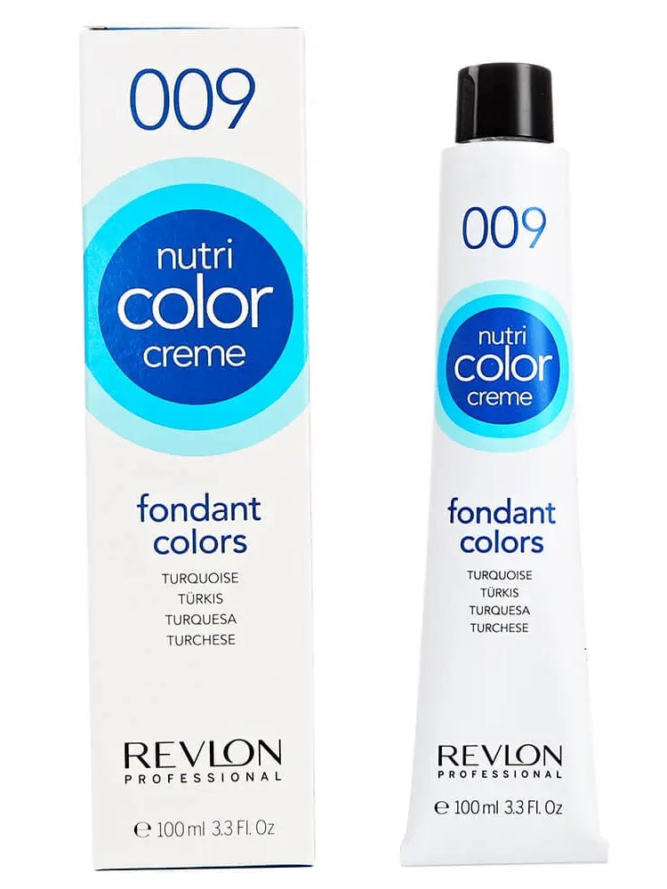 Soin reigmentant turquoise nutri color Revlon- vue face 100ml